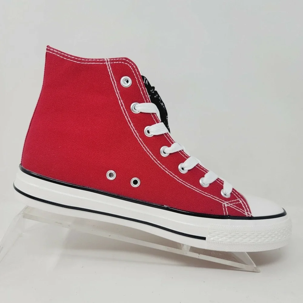 Jenn Ardor Sneakers Women's Sz 9.5 M High Top Red Canvas